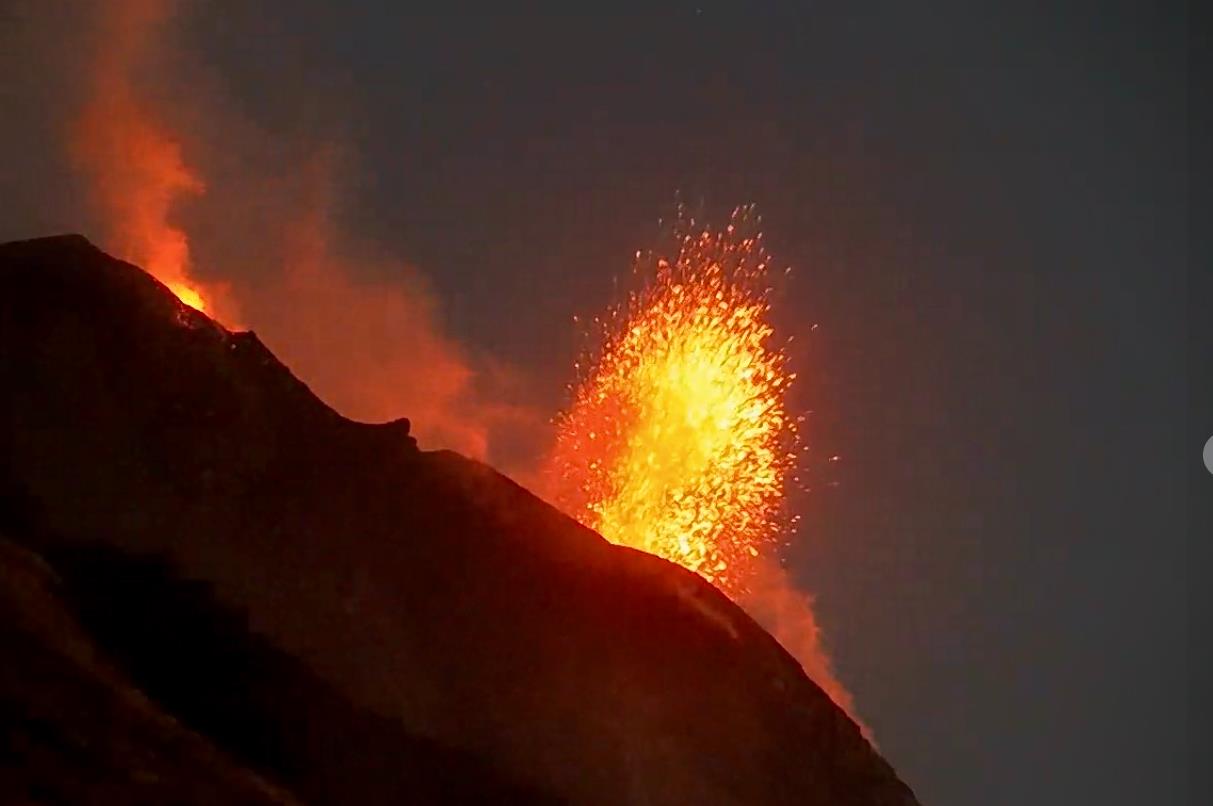 Stärkere Explosionen Am Stromboli - News Vom 13.09.23 - Vulkane Net ...