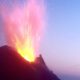 Stromboli mit Eruptionen und einem Erdbeben